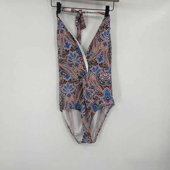 NWT‎ Jantzen Women's One Piece Swimsuit Size 12 New With Tags - Picture 1 of 9